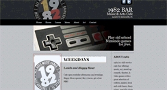 Desktop Screenshot of 1982bar.com